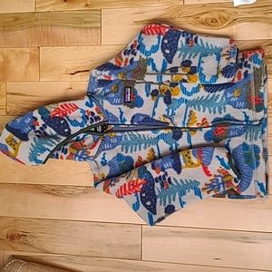 Rare print Patagonia Synchilla toddler zip-up hoodie fleece
